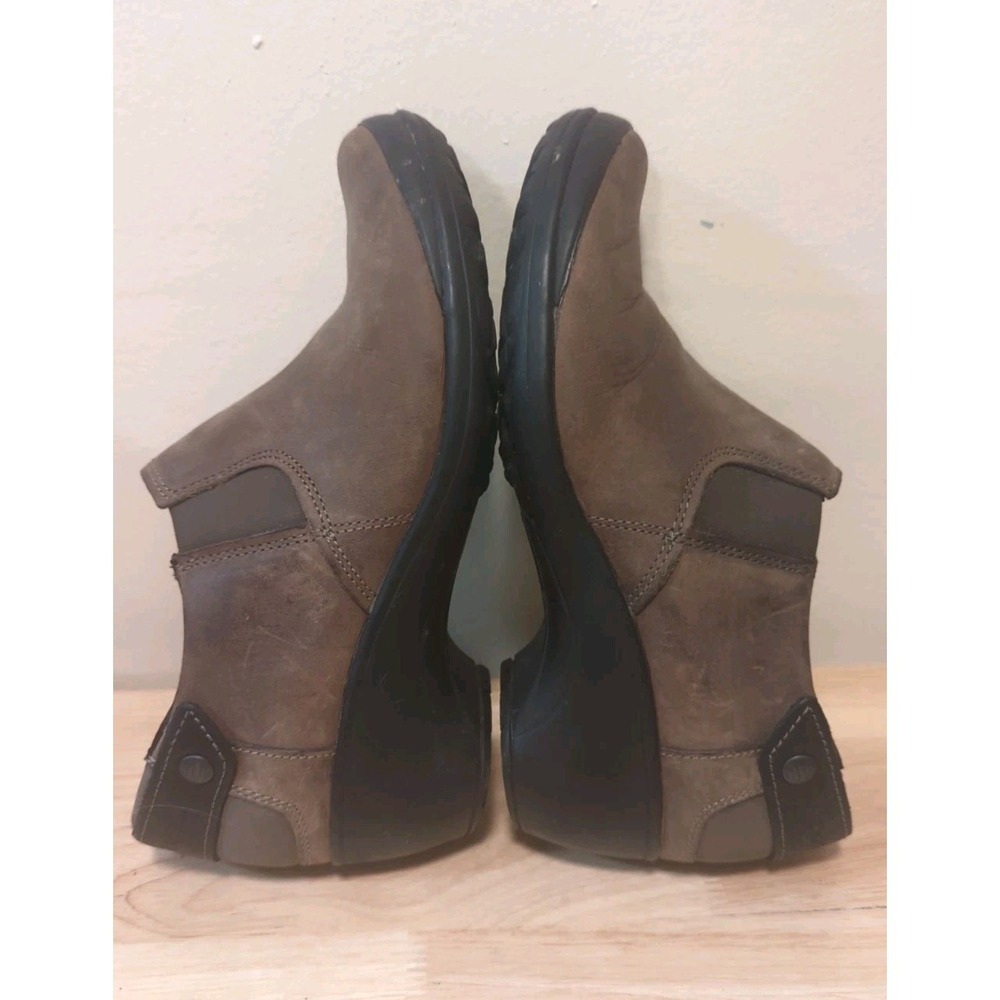 Merrell Veranda Moc Clog Women's 8 Brown Mules Slip On Leather Logo Minimalist - Picture 4 of 9